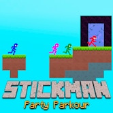 Stickman Party Parkour - play Stickman Party Parkour img